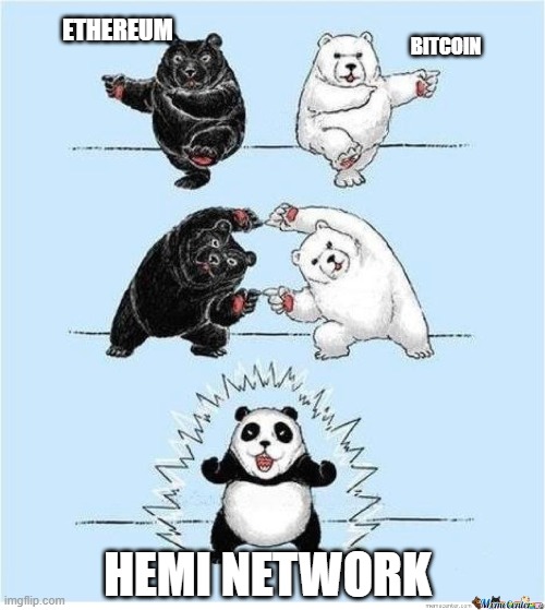 IFerialdi60077's tweet image. When Ethereum met Bitcoin…
and created programmable Bitcoin.
That’s Hemi.
#HemiNetwork #ProgrammableBitcoin