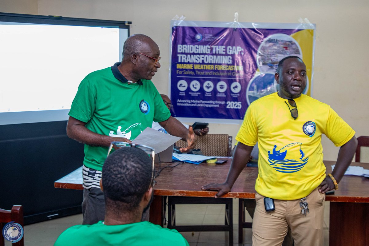 CanoeGear's tweet photo. The workshop brought together fishers from Keta, Denu, Adina, Anloga, and Ada Foah to dialogue on the challenges surrounding the dissemination &amp; uptake of marine weather info in the face of recurring accidents and loss of life along Ghana’s coastline 

https://t.co/jQjgrtM7u0 https://t.co/5bTsLGL1em