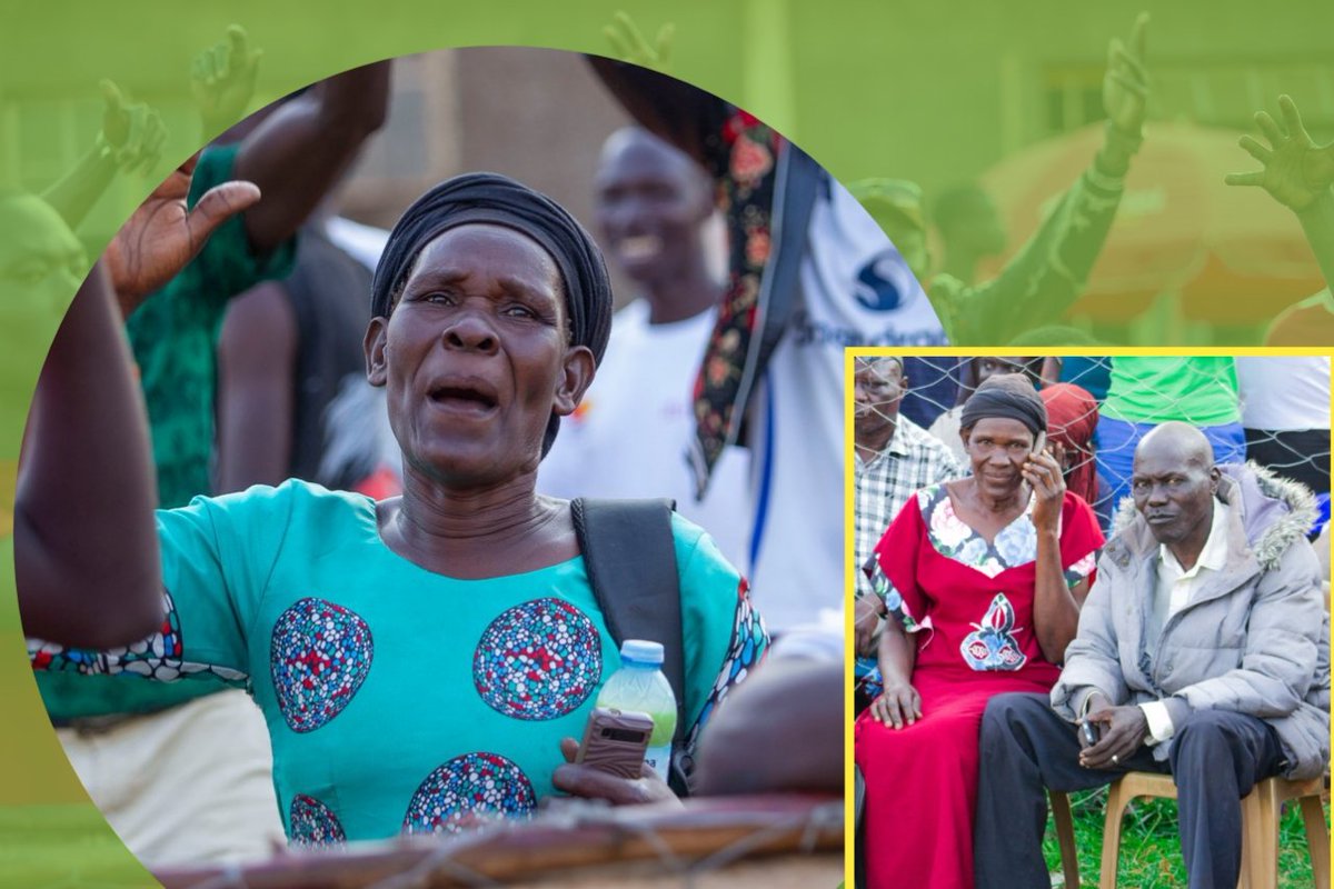 DwogPacuCup's tweet photo. Inspiring sports spirit knows no age! 

Elderly Imat Lucy from Erute North stole hearts with her passion at the Dwog Pacu Cup quarterfinals. Her enthusiasm earned her and the husband a VIP treatment for the semis vs Lira City West.

Football unite us all. https://t.co/W6FVvXzQ9q