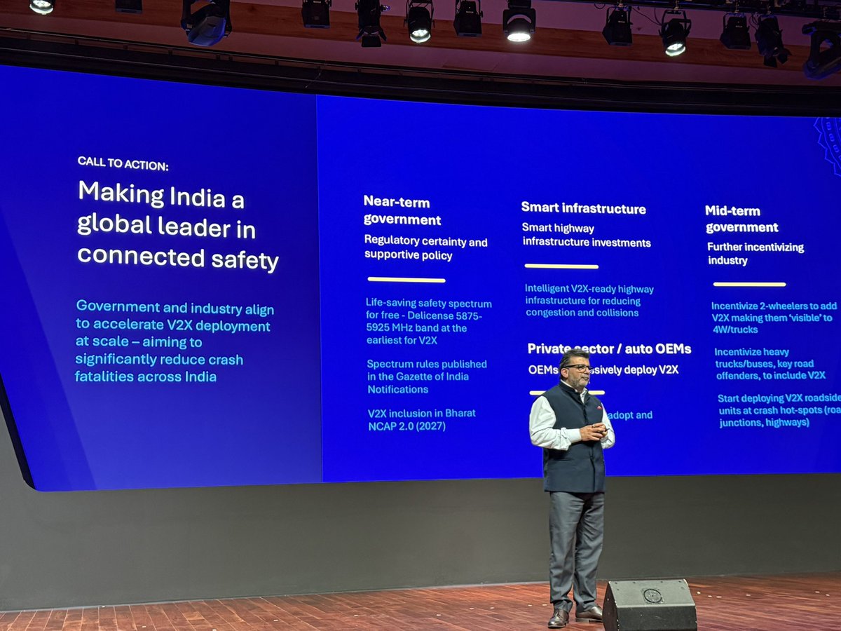 prabhu_ram's tweet photo. .@Qualcomm is driving innovation across multiple vectors to make automotive safety smarter and more scalable.
.
#AutoDay
#SnapdragonForIndia https://t.co/r8ggqNNUAz
