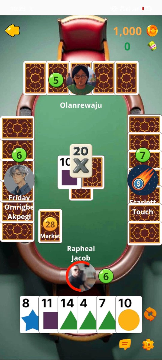 I downloaded this Whot Game recently and it has been a great companion for me because I enjoyed playing it with people online. 

I sometimes play with money to win money and sometimes I play for free to pass time and enjoy myself.

Download the app via the link below, sign in and