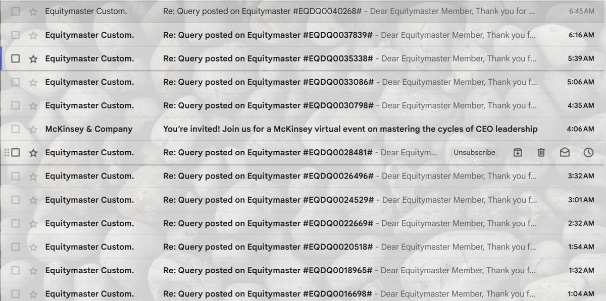 What's wrong with you <a href="/Equitymaster/">Equitymaster</a>? I did not post any query! There are too many vulnerabilities in your platform, clearly.