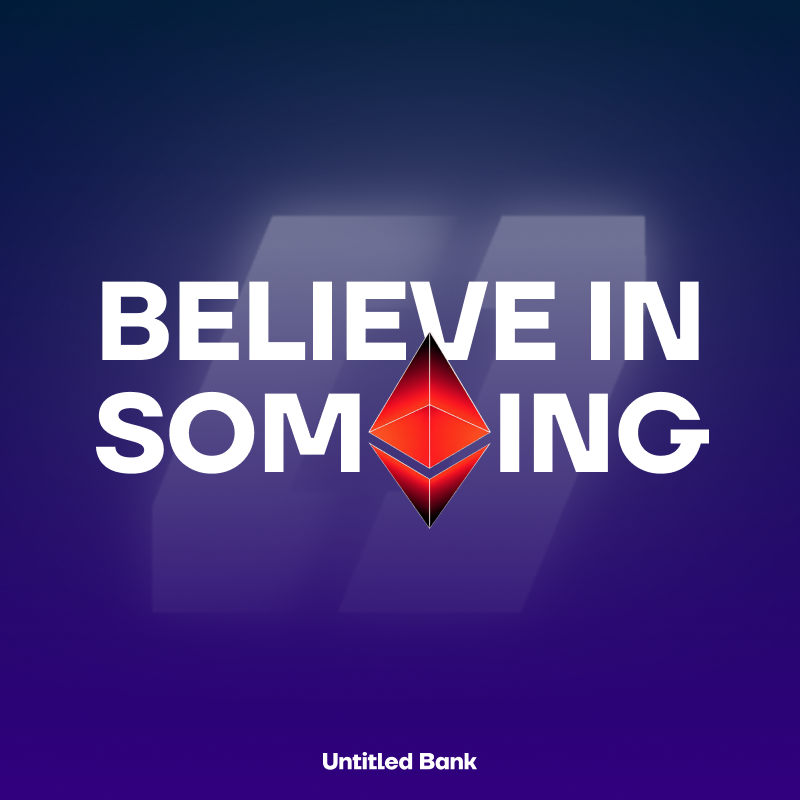 believe in somETHing

Ethereum 10 Years 🧡