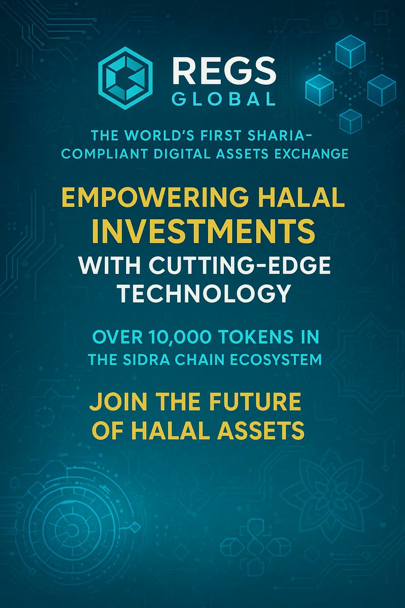 🔔 Step into the Future of Finance!  
Invest in a platform dedicated to Sharia-compliant assets. Become a part of REGs Global's success story! 🌟📈
👇
sidrastart.com/project/d7387a…

#glns #glnsglobal #regs #regsglobal #sidrachain