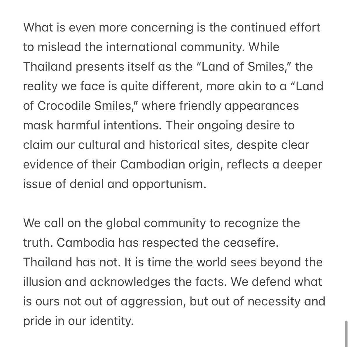 aruna_hun's tweet photo. #thailandviolatedceasfire
#ExposeThailandLies
#TruthFromCambodia
#StandWithCambodia https://t.co/gzKi7gGiFm