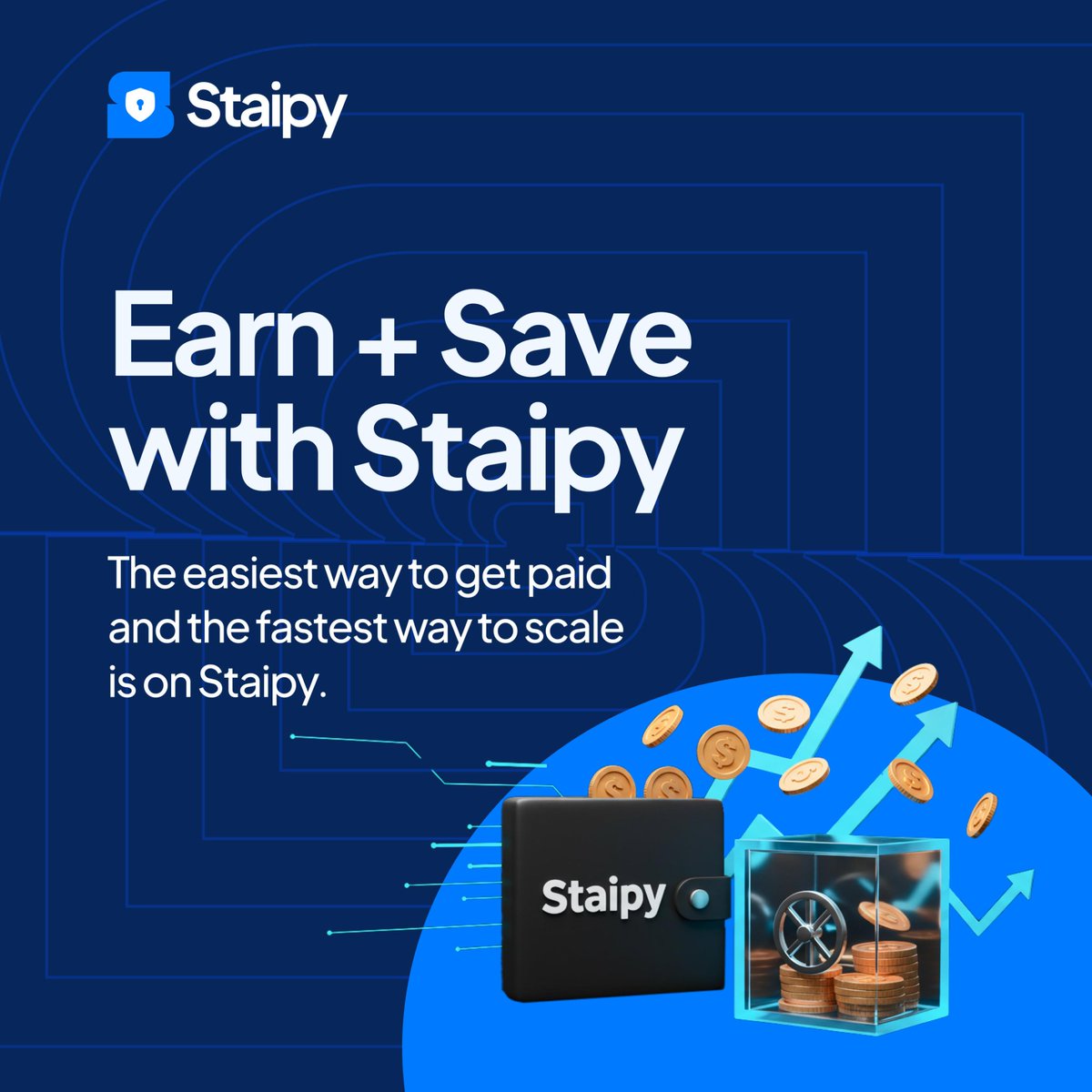 Staipy is the only invoicing platform that allows you earn and build wealth through a savings culture.

More details incoming!