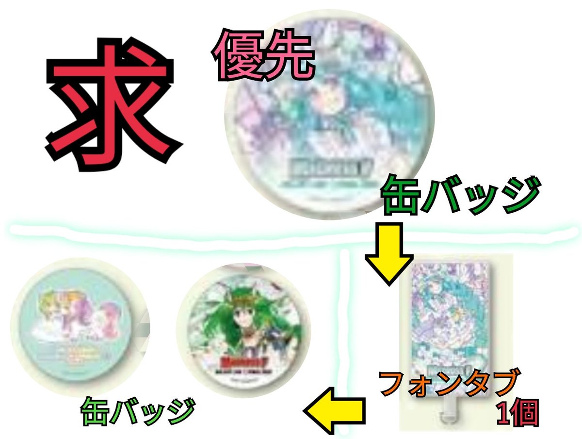 マクロスF ギャラクシーライブ ラッキードロー 缶バッジ