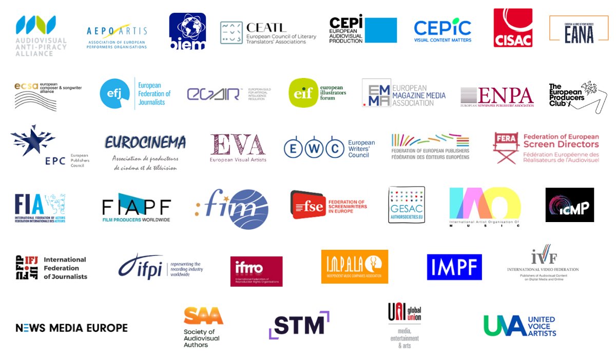 CISACNews (@cisacnews) on Twitter photo 🚨CISAC and a broad coalition of cultural and creative rightsholders’ organisations have published a joint statement urging the <a href="/EU_Commission/">European Commission</a> to revise the recently adopted General -Purpose AI (GPAI) Code of Practice & training data disclosure Template.
In its current form, the 🚨CISAC and a broad coalition of cultural and creative rightsholders’ organisations have published a joint statement urging the <a href="/EU_Commission/">European Commission</a> to revise the recently adopted General -Purpose AI (GPAI) Code of Practice & training data disclosure Template.
In its current form, the