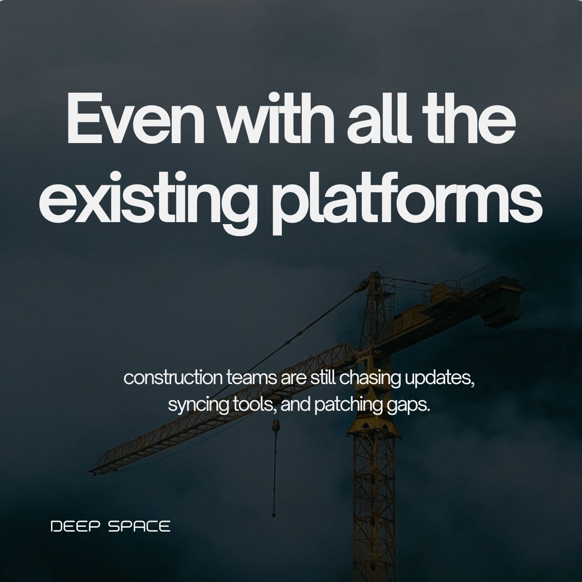 When your project finally feels manageable…
You stop spending Saturdays fixing what should’ve been sorted by Friday.
Deep Space AI → Get your weekends back.

#weekendback #constructionlife #DeepSpaceAI