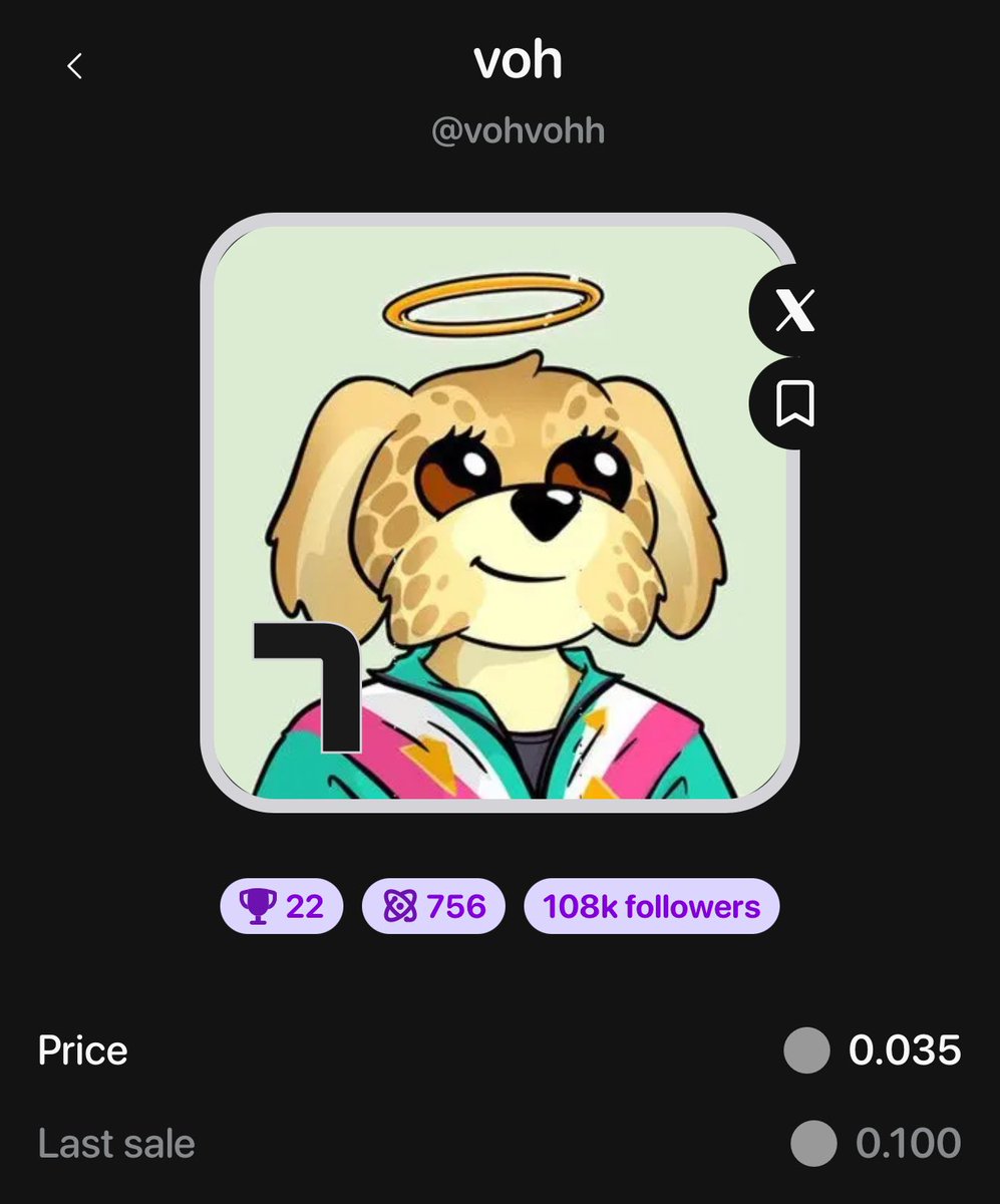 I have more time this time, so I'm running the raffle in advance 💸

This time the prize is much bigger: 1 x common card <a href="/vohvohh/">voh</a> 

Terms:
-Subscribe to <a href="/vohvohh/">voh</a> <a href="/AHS_fansy/">AHS | GoH</a> <a href="/fantasy_top_/">fantasy.top</a> 
-Repost 
-Comment with wallet 

Deadline: 48 hours after the post is published

Burn, my