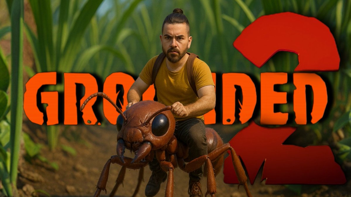 Buenos días, la montura en grounded 2 lo cambia todo. Está tarde seguimos 🐜🐌🦂🕷️🐞🐛🐝🪰