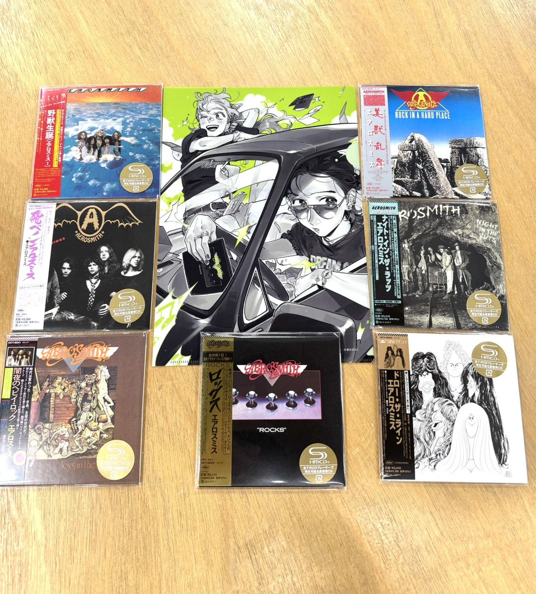 🪽AEROSMITH x Kinioto💚 タワーレコード(店舗/オンライン)で本日発売