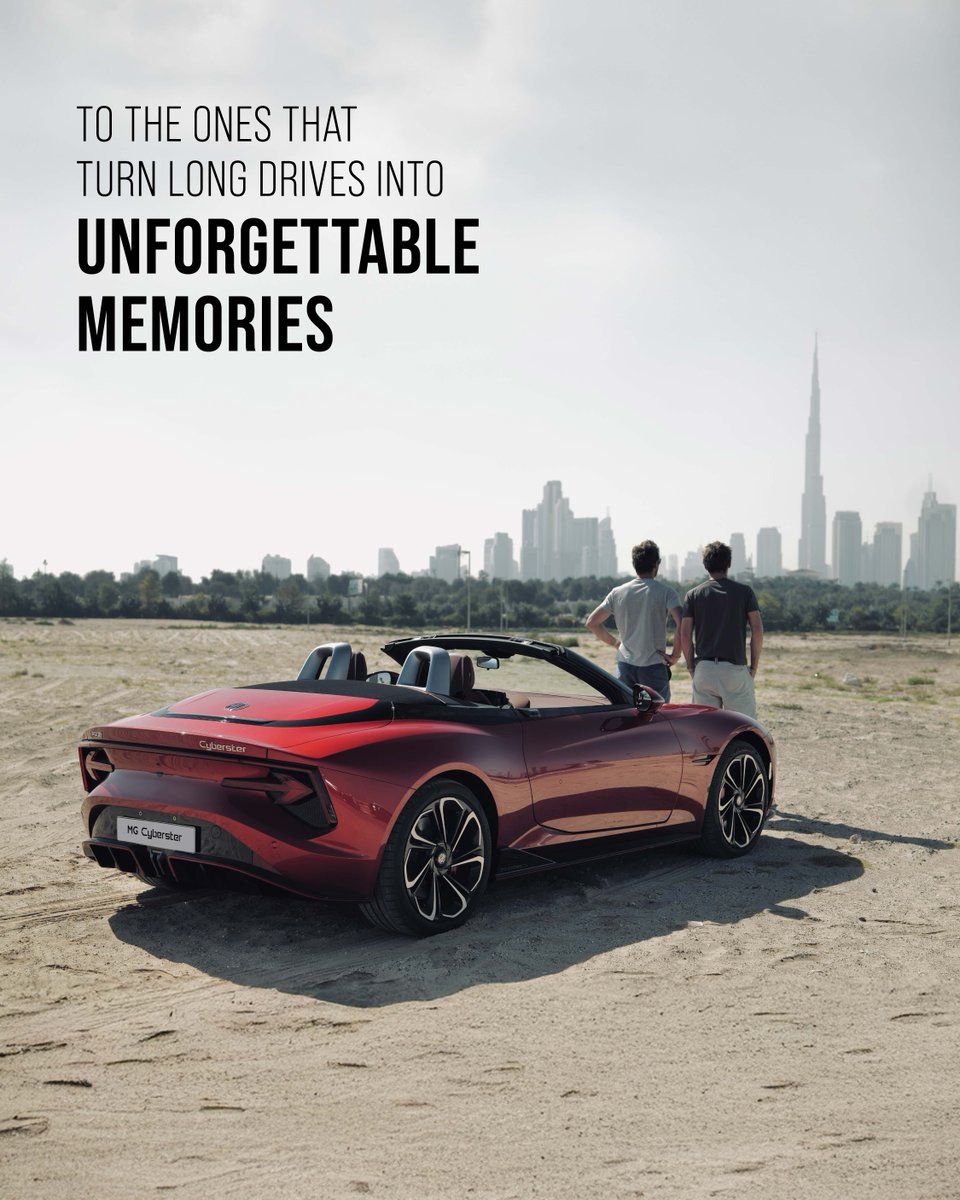 From spontaneous road trips to long drives, every journey is better with friends by your side.

Happy Friendship Day from MG.

#MGMotorAE #DrivenByPassion