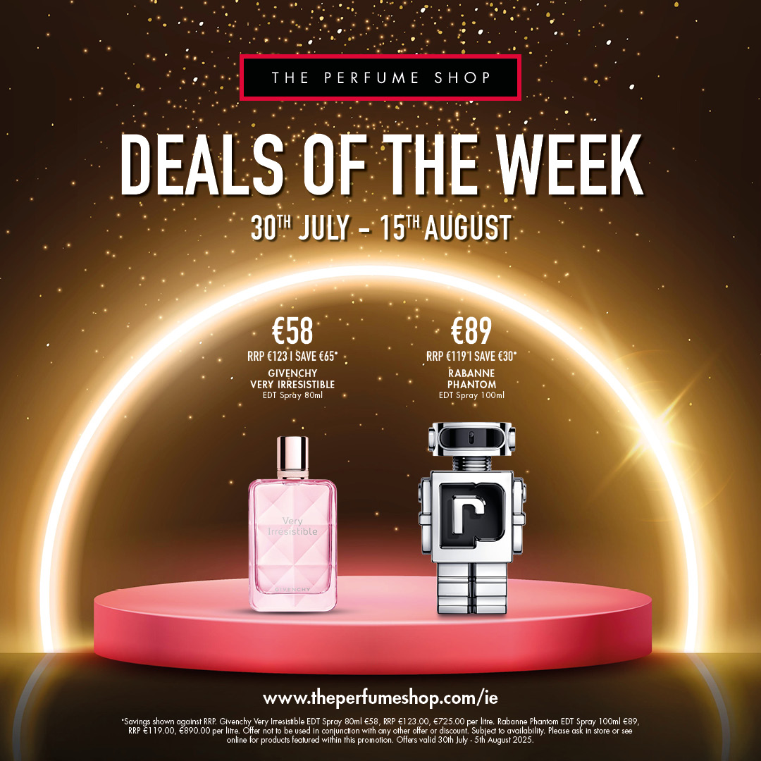 The Perfume Shop's Deal of the Week this week .... runs 30 July to 15 August.

#tpssc #theperfumeshop #dotw