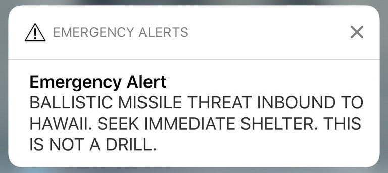 In regards to the current tsunami situation in Hawaii. I was there for the Fukushima earthquake in 2011. There were sirens every 15m for 10 hours. Nothing happened. Then years after there was this alert. People were putting their children in the sewer.