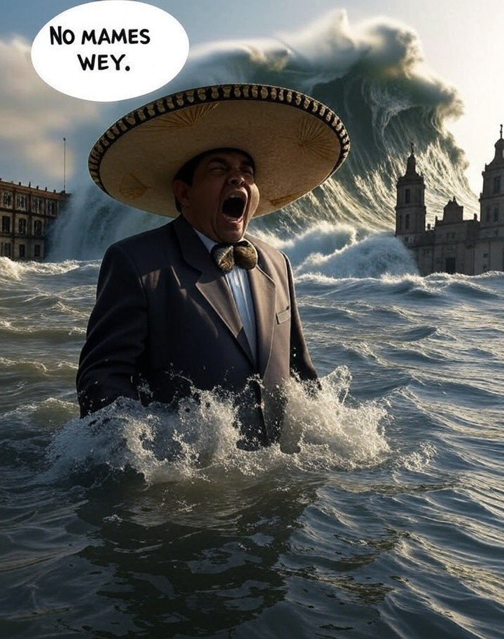 BREAKING: THE TSUNAMI HAS OFFICIALLY HIT MEXICO CITY (CDMX) 🇲🇽