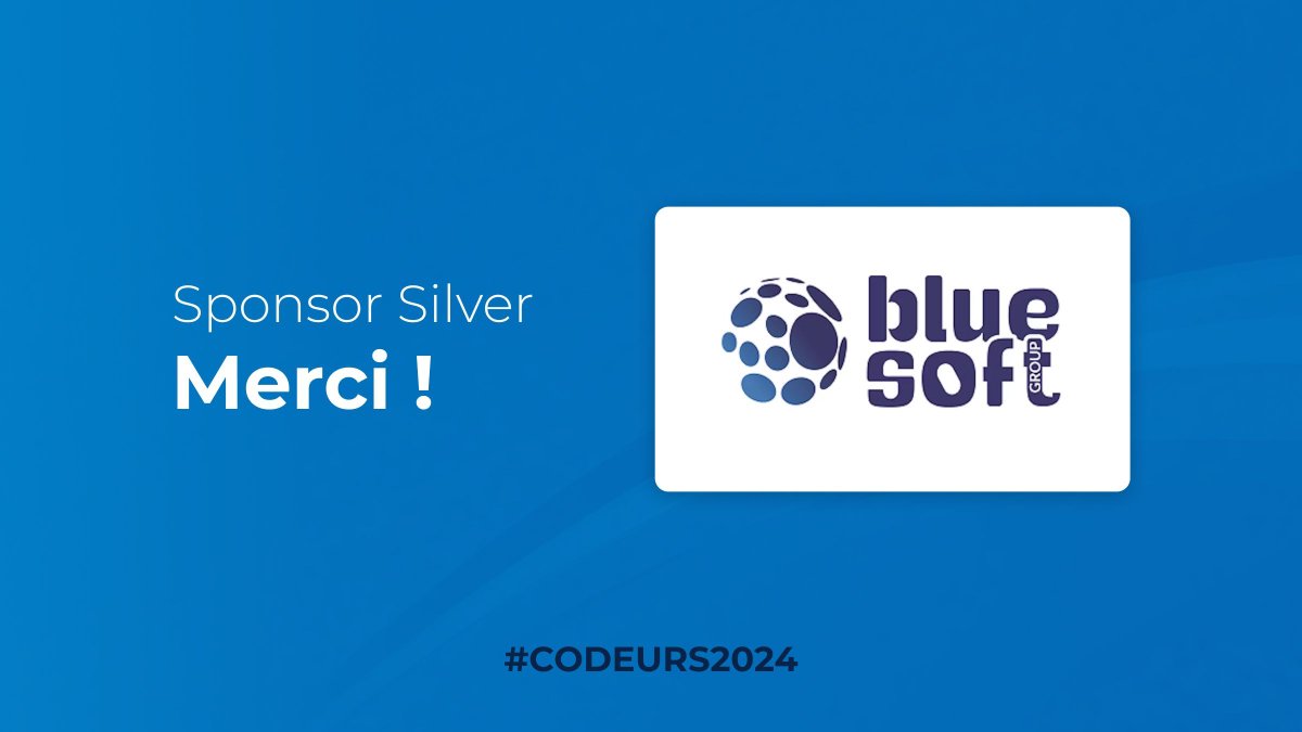 codeursenseine's tweet image. 🚀 Bienvenue à @BlueSoftFR pour #Codeurs2025 !
Experts cloud & DevOps, prêts pour le 20/11 à Rouen.
#Cloud #DevOps