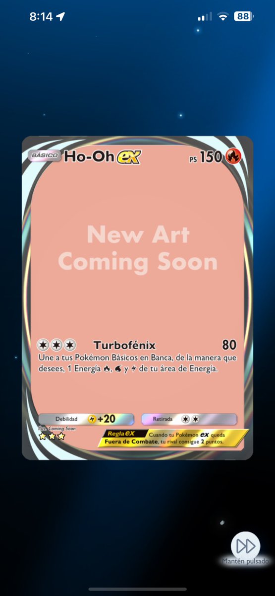 Pedazo de carta #PokemonTCGPocket