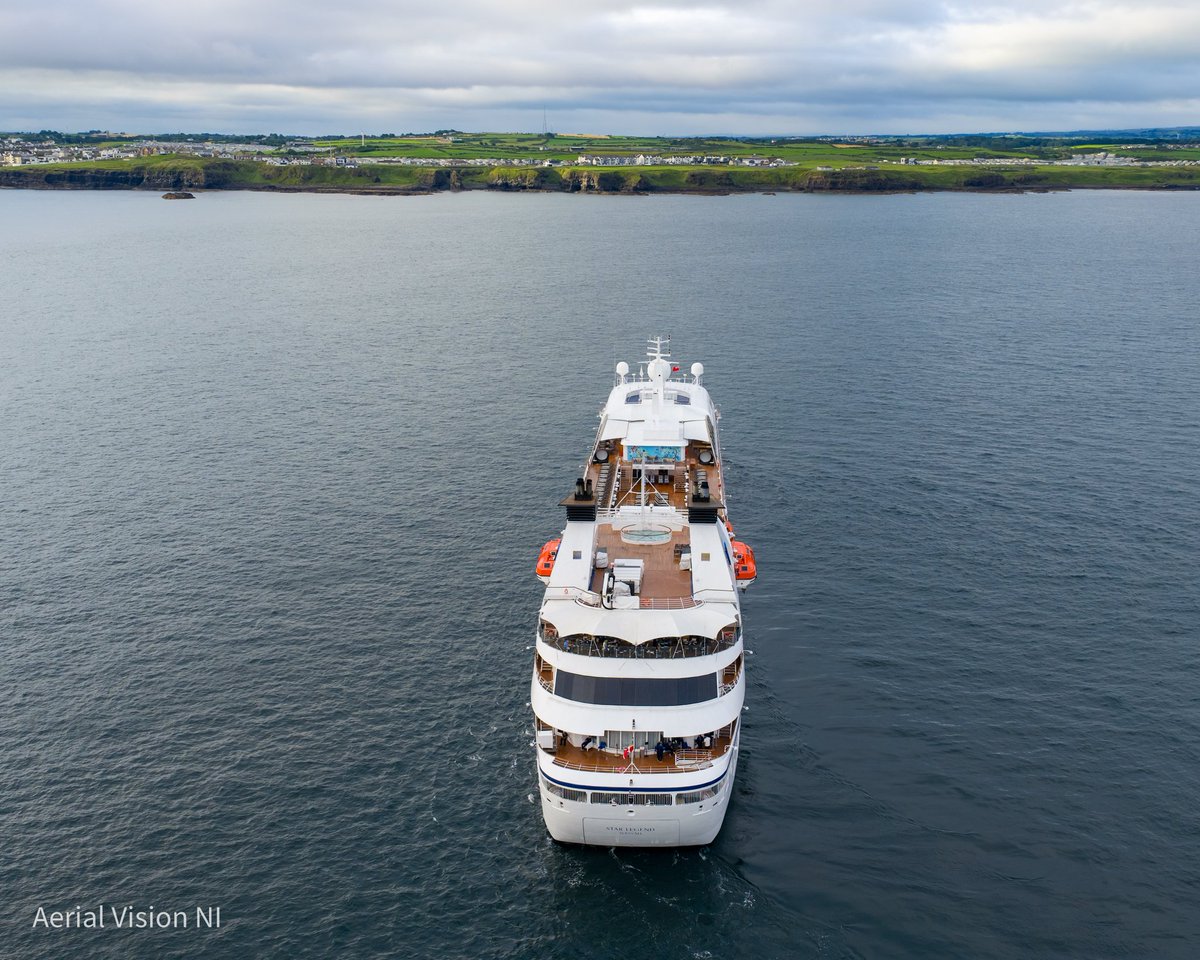 Aerial Vision NI (@aerialvisionni) on Twitter photo The 160m Cruise Ship Star Legend has arrived off Portrush this morning. This is the ship's 3rd visit to Northern Ireland in the last 2 months, with 345 guests and 190 crew we hope they enjoy their day in the area and is part of a 8 day trip Dublin to Edinburgh <a href="/WindstarCruises/">Windstar Cruises</a> The 160m Cruise Ship Star Legend has arrived off Portrush this morning. This is the ship's 3rd visit to Northern Ireland in the last 2 months, with 345 guests and 190 crew we hope they enjoy their day in the area and is part of a 8 day trip Dublin to Edinburgh <a href="/WindstarCruises/">Windstar Cruises</a>