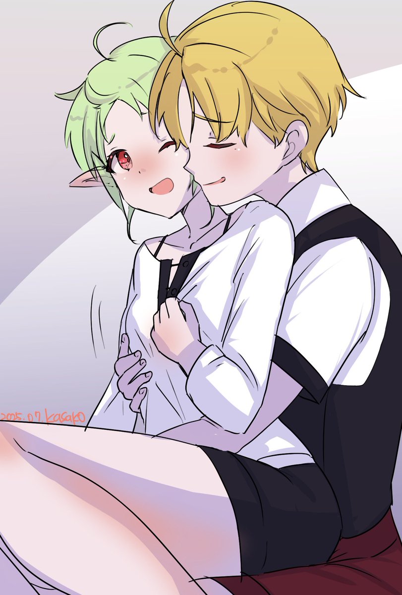 無職転生　ルディとシルフィ