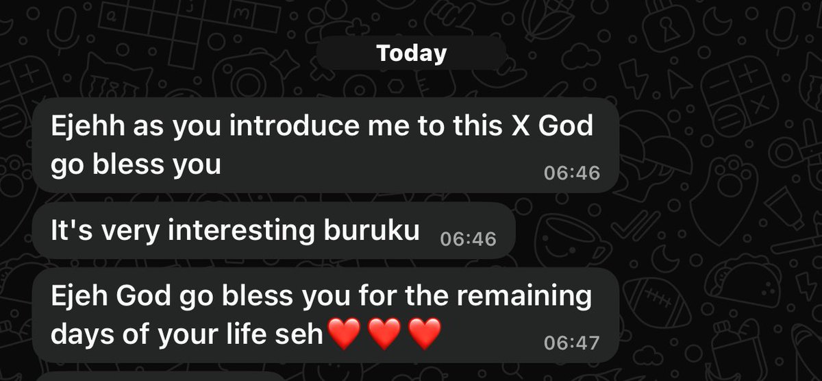He don confirm am say x sweet pass green app 😂