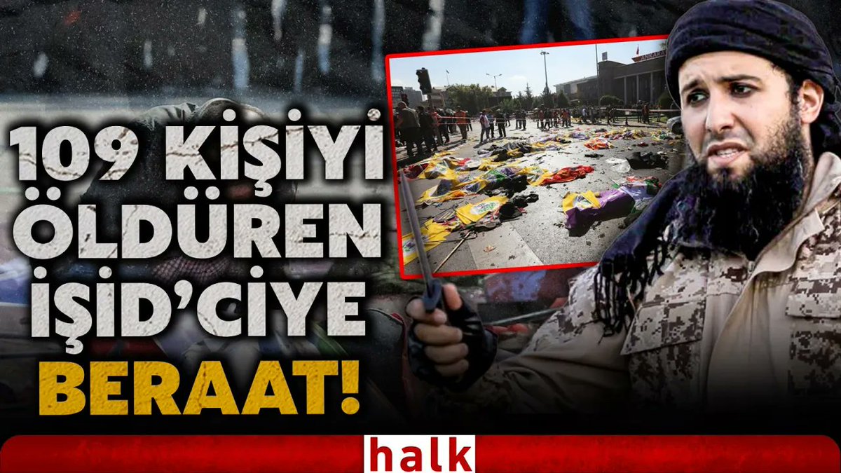 MAHKEMEDEN SKANDAL KARAR! Ankara Gar katliamında 109 kişiyi öldüren İŞİD'ci beraat etti!

İZLEMEK İÇİN TIKLAYIN: 👉youtu.be/p9HB3CuE6IE