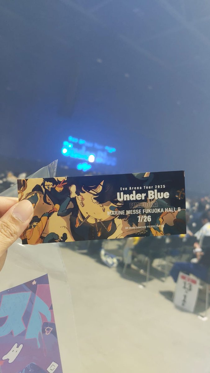 corninaart's tweet photo. Eveさんお疲れ様てした!!🎉

📍マリンメッセ福岡 

#UnderBlue 
#EveArenaTour2025 https://t.co/adlZcCHbRy