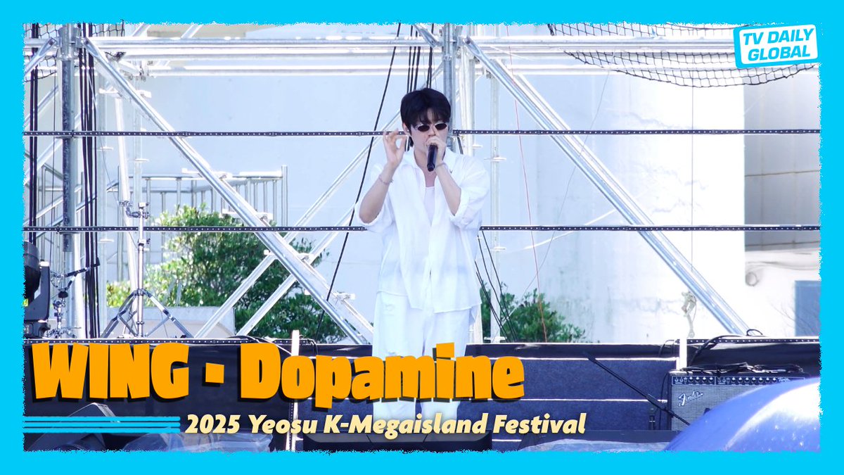 tvdaily_global's tweet photo. WING Drops Electrifying ‘Dopamine’ Beatbox Performance | 2025 Yeosu K-Megaisland Festival

🔗https://t.co/1Cqt5RGN0w

#WING #Dopamine #Beatbox #LiveBeatbox #YeosuFestival #KMegaisland2025 #BeatboxShowcase #VocalArt #Kbeatbox #WINGLive #DopamineLive #KPerformance #윙 #도파민 #비트박스 #여수메가아일랜드 #tvdailyglobal #티브이데일리글로벌