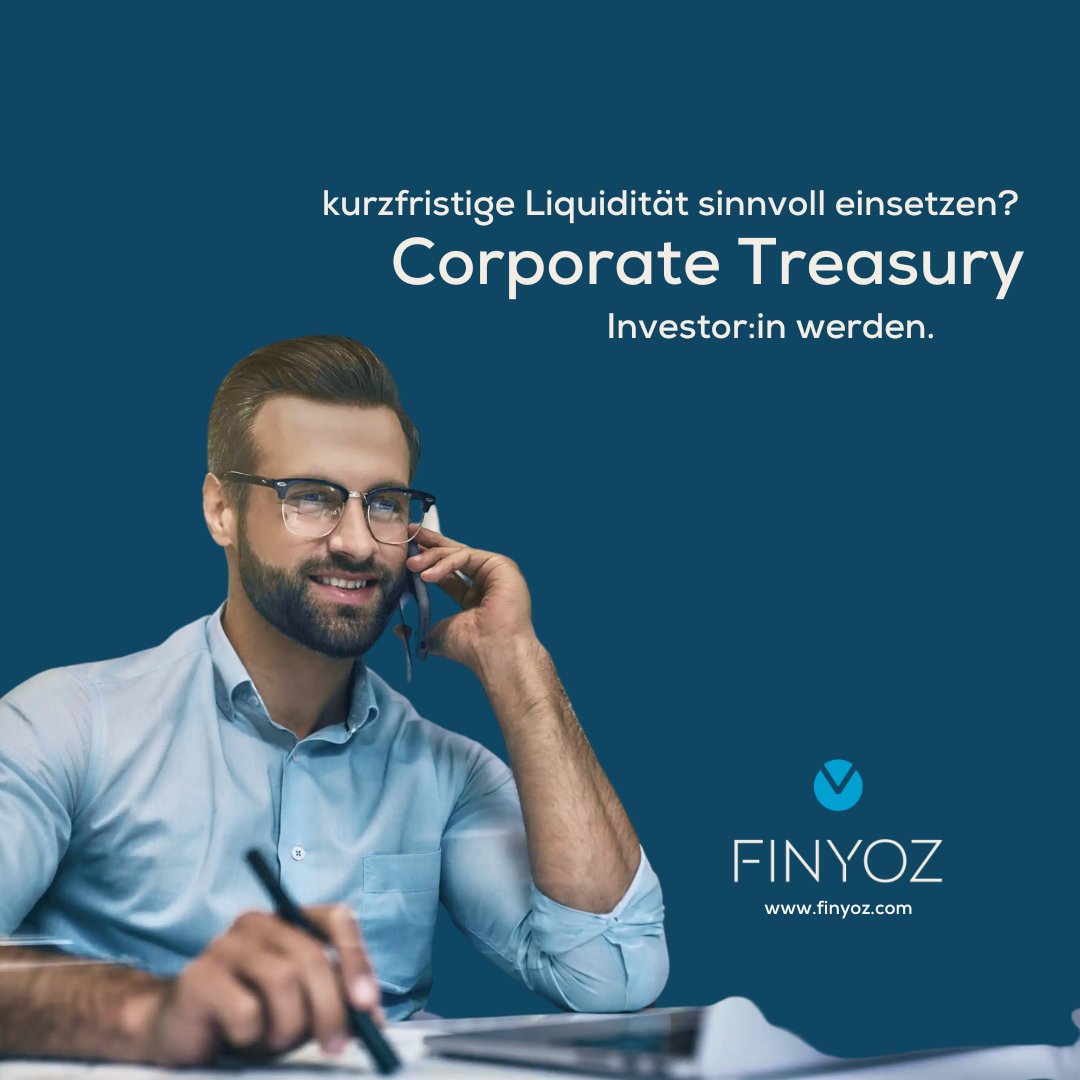 Kurzfristige Forderungen als Anlageoption für Treasury?

Mit Finyoz können Treasury-Teams überschüssige Liquidität in B2B-Forderungen investieren – transparent, flexibel, easy.

Mehr dazu: vist.ly/3zmcq