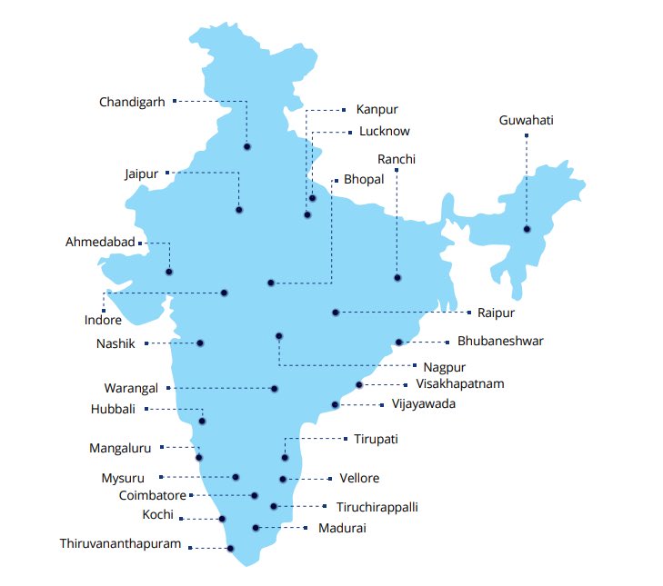 bharatrathi's tweet image. Emerging #TechnologyHubs of 
#India:🇮🇳

#DeloitteResearch