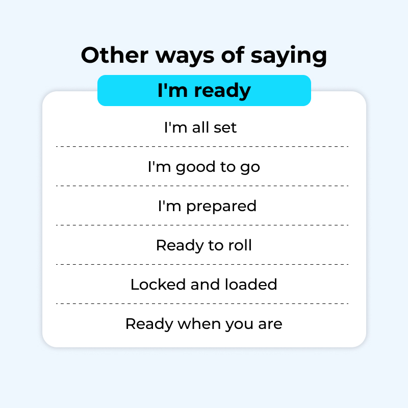 Are you ready to expand your English vocabulary? 🤩 You can actually say that you are ready in different ways 😮. Ready to roll and explore some of them? 🤓