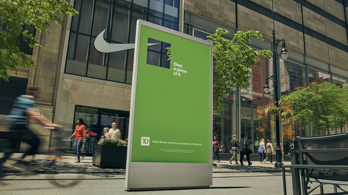 ReasonWhy's tweet image. Ventanas que muestran fragmentos de logotipos. 

Esa es la creativa solución que TD Bank ha encontrado en la publicidad exterior para dar a conocer su oferta de acciones fraccionadas. 
Es una idea de Ogilvy Canadá. 

|| Más info 👉🏽 reasonwhy.es/actualidad/td-…