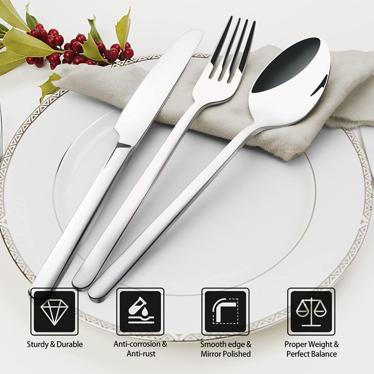 Awesome0403's tweet image. ✨ Upgrade Your Dining Style with This Elegant 20-Piece Stainless Steel Silverware Set! 🍽️
🛒 Shop Now 👉 amzn.to/45cN2FW
📖 Full Review 👉 gtstores1.shop/2025/07/kingst…

#SilverwareSet #FlatwareSet #KitchenEssentials #StainlessSteelCutlery  
#DishwasherSafe #HomeDining