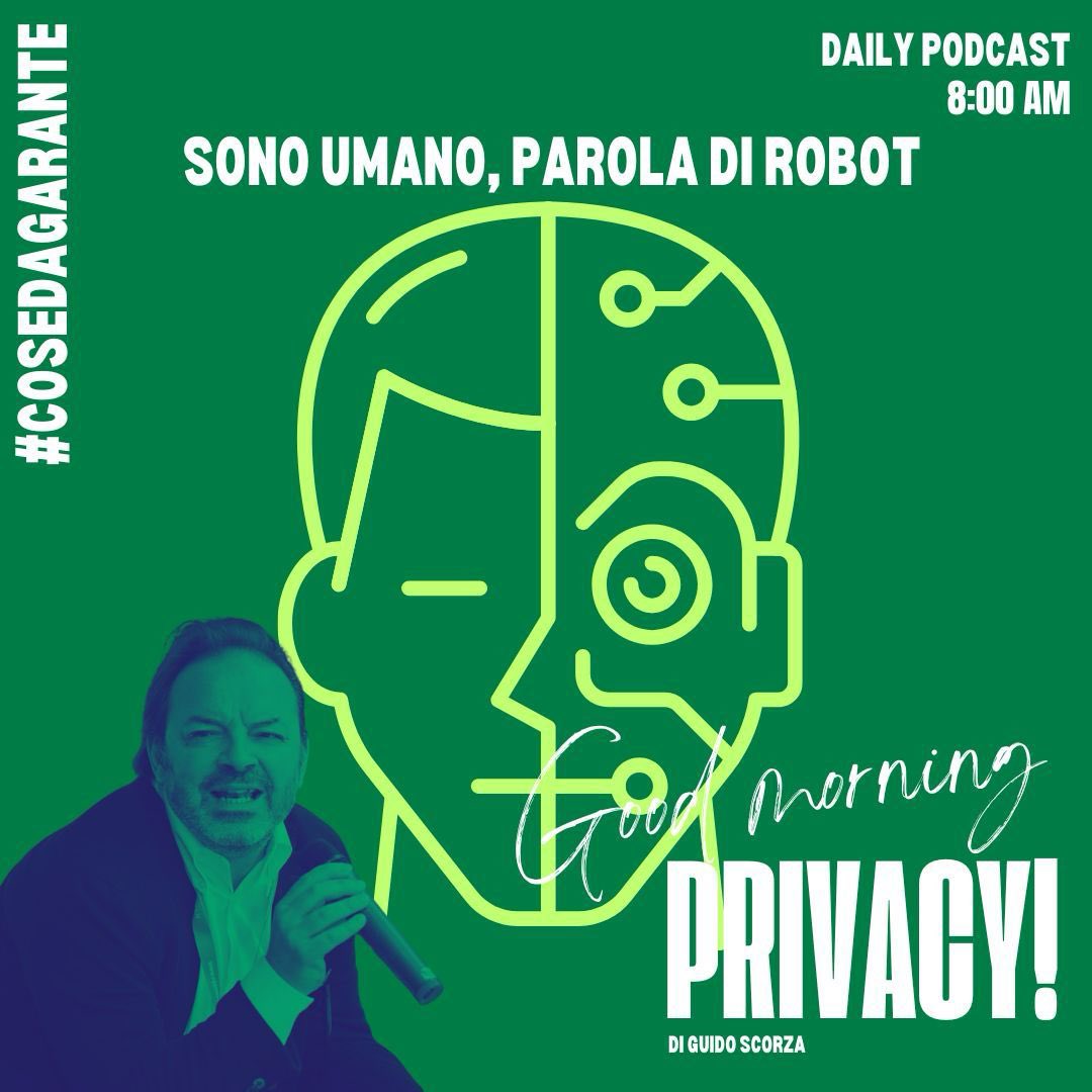 #cosedagarante | “Confermo di essere umano”, lo ha detto un agente diversamente intelligente per accedere a un servizio online. Un episodio sciocco che, però, racconta dove siamo arrivati e di alcune domande che dobbiamo porci al centro dell’episodio di oggi di