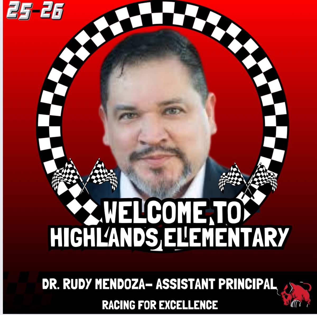 Big welcome to Dr. Rudy Mendoza, our new Assistant Principal at Highlands Elementary! We're excited for him to get to know our amazing students, staff, and families. Welcome to the team, Dr. Mendoza! #HighlandsFamily #WelcomeAP