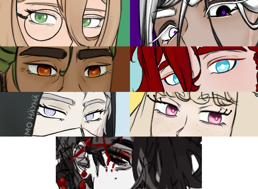 Ariel | LCB Sinner 22 (@naiverxd) on Twitter photo 🪸//Absolutely... Eyes are the window of the soul!!! My creatures...
🪸//The drawing in the fourth place is by <a href="/Lcv14_2/">Carraway // SINNER 08 👓 // LC-V-14 THE TERROR</a>! He helped me with her design... THIS IS STILL PEAK FOR ME. And I’ll say it again — THANK YOU!! 🪸//Absolutely... Eyes are the window of the soul!!! My creatures...
🪸//The drawing in the fourth place is by <a href="/Lcv14_2/">Carraway // SINNER 08 👓 // LC-V-14 THE TERROR</a>! He helped me with her design... THIS IS STILL PEAK FOR ME. And I’ll say it again — THANK YOU!!