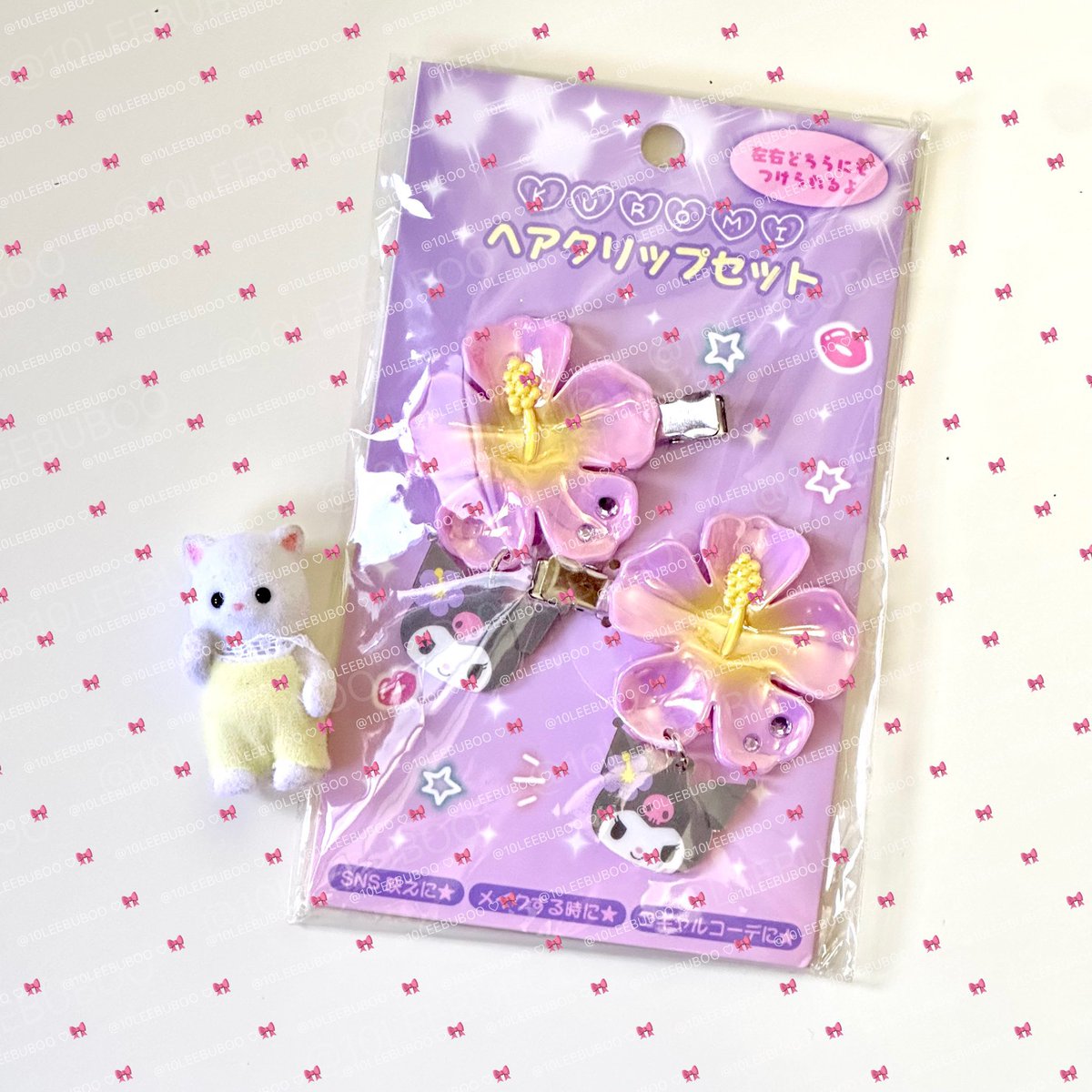 10LEEBUBOO's tweet photo. พร้อมส่ง✅ / มือ1 ไม่เคยแกะ 

sanrio hair clip  : คุโรมิ ชบา ม่วง 🌺💜

ราคา : 3100 บาท รวมส่ง

ㅇ มีรูปเพิ่มเติม
ㅇ มีวิดีโอ (สามารถขอได้ทุกอย่าง ทุกมุม)
ㅇ ไม่เคยแกะซอง

#ตลาดนัดsanrio #ตลาดนัดซานริโอ้ #ซานริโอ้ #sanrio กิ้บ กิ๊บ กิ๊ฟ กิ้ฟ https://t.co/ftQG4TvWYk