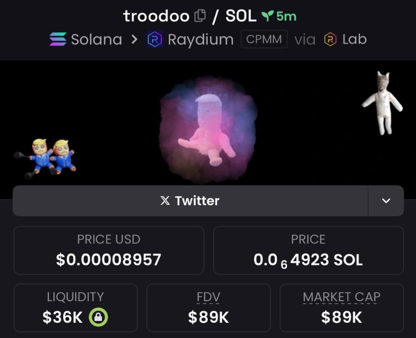 degenThibault's tweet photo. Highlighted #troodoo at $89K Mcap in my TG community ๐.
2wBY9SmjyWN6aVT3zTNkXAeg4YXgAE7vnYvKLjtebonk
#troodoo #solana #memecoin #crypto https://t.co/xcD2nJbjmV