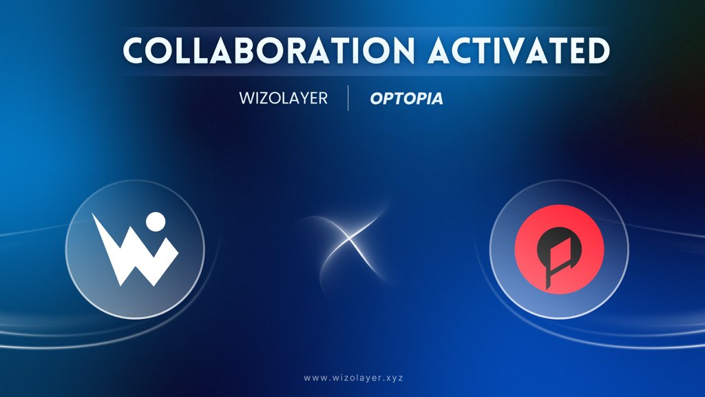 WezoAi (@wezoai) on Twitter photo 🚨 New Partnership Alert 🚨
We’re thrilled to partner with Optopia, a next-gen Web3 platform redefining digital experiences through immersive and intelligent tech!
🤝 Together, WizoLayer and <a href="/Optopia_AI/">Optopia | 1st AI Agent Layer2</a> will explore co-marketing, tech integration, and community synergy to 🚨 New Partnership Alert 🚨
We’re thrilled to partner with Optopia, a next-gen Web3 platform redefining digital experiences through immersive and intelligent tech!
🤝 Together, WizoLayer and <a href="/Optopia_AI/">Optopia | 1st AI Agent Layer2</a> will explore co-marketing, tech integration, and community synergy to