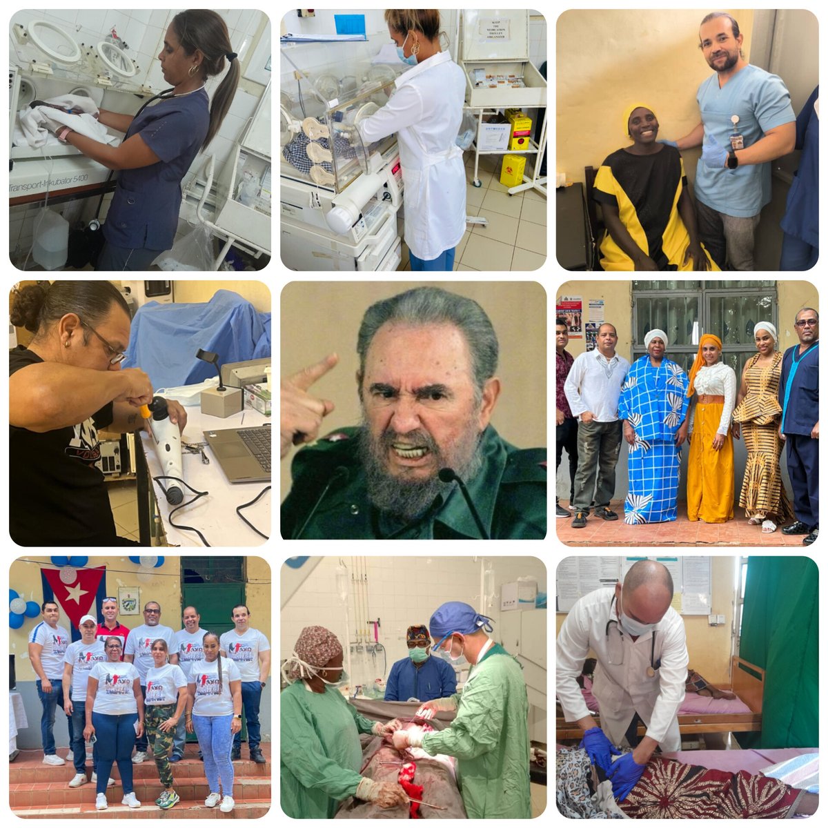 "El humanismo es un pilar fundamental del internacionalismo cubano"
#BmcGambia
#CubaCoopera