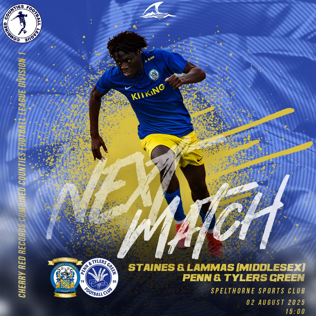 Staines & Lammas (Middx) FC (@slammasmiddxfc) on Twitter photo Good morning, Lammas fans! ☀️
This Saturday we’re back at Ashford Common as we host <a href="/Penn_football/">Penn & Tylers Green FC</a>! 🔵⚽️
The lads are gonna be hungry for 3️⃣ points and ready to climb the table 🪜
📍 Ashford Common, TW15 1RY
🕒 3PM KO
🎟️ All are welcome – bring the noise! 🙌💙 #UpTheLammas Good morning, Lammas fans! ☀️
This Saturday we’re back at Ashford Common as we host <a href="/Penn_football/">Penn & Tylers Green FC</a>! 🔵⚽️
The lads are gonna be hungry for 3️⃣ points and ready to climb the table 🪜
📍 Ashford Common, TW15 1RY
🕒 3PM KO
🎟️ All are welcome – bring the noise! 🙌💙 #UpTheLammas