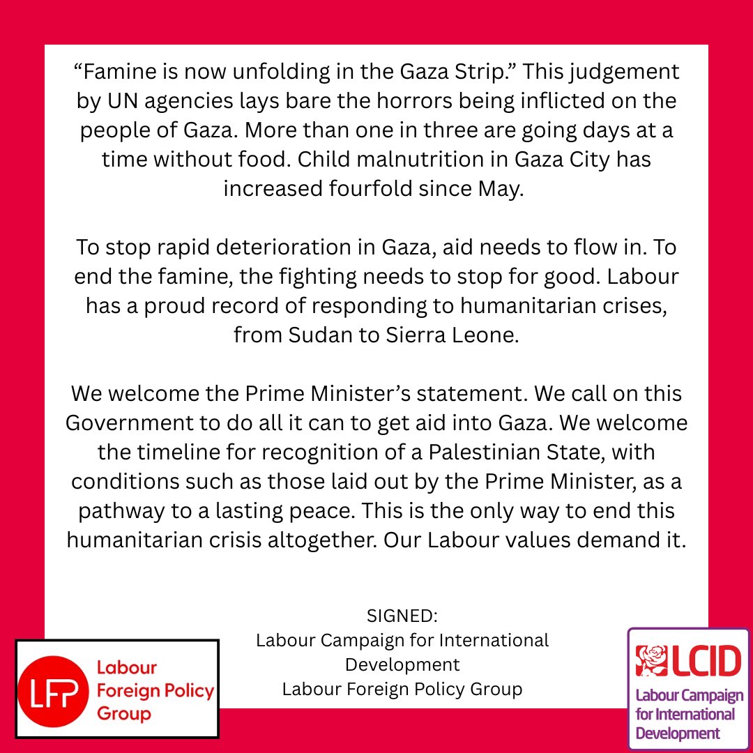 LCID (@labourcid) on Twitter photo .<a href="/LabourCID/">LCID</a> and <a href="/LabourFPG/">Labour Foreign Policy Group (LFPG)</a> have issued a joint response to the Prime Minister’s statement on Gaza.
<a href="/staff_heather/">Heather Staff 🧡</a> <a href="/Peymasad/">Peymana Assad 🏔🇦🇫</a> .<a href="/LabourCID/">LCID</a> and <a href="/LabourFPG/">Labour Foreign Policy Group (LFPG)</a> have issued a joint response to the Prime Minister’s statement on Gaza.
<a href="/staff_heather/">Heather Staff 🧡</a> <a href="/Peymasad/">Peymana Assad 🏔🇦🇫</a>