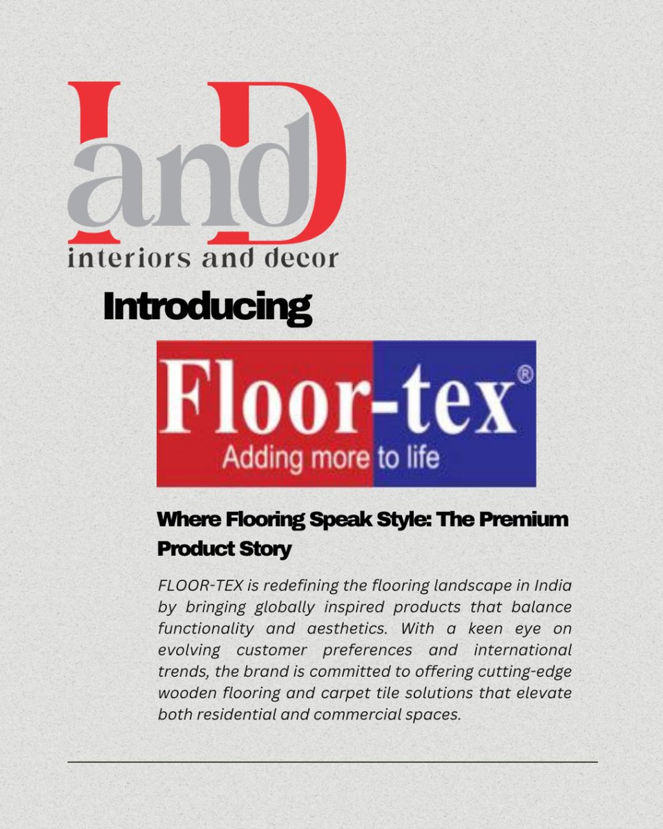 ianddmagazine's tweet image. Where Flooring Speak Style: The Premium Product Story. 
#Interios #Iandd #Minimalinterior #Floortex  #Homedecor