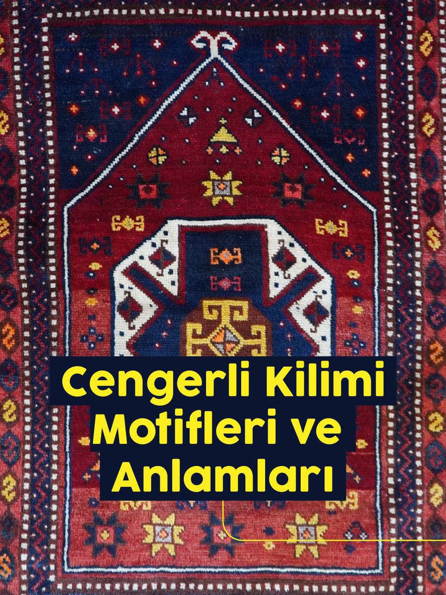 ervalilik's tweet image. Cengerli Kilininde, her ilmek bir hikâye, her motif bir sır...

#kilim #motif #kültür #sanat #keşfet #cengerli #refahiye #erzincan #sır