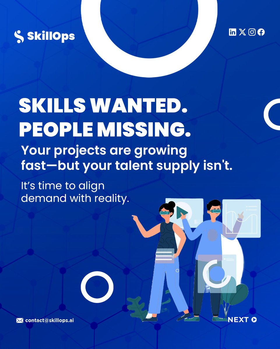 skillops_ai's tweet image. When skill demand rises, supply can’t lag behind.
 With real-time visibility and forecasting, SkillOps.ai helps leaders close gaps before they cost you.

#SkillOpsAI #WorkforcePlanning    #DemandVsSupply #TalentManagement #FutureOfWork