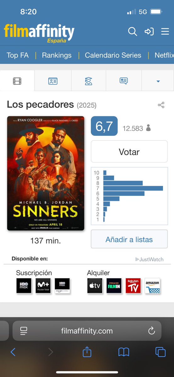 Ayer me vi Sinners jaja y me recordó a esto: