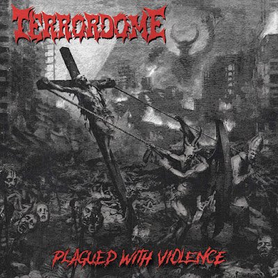 deadlystormzine's tweet photo. A dark, raw thrash metal attack that will drag you into the depths! Music that strips the flesh from your bones and burrows deep into your subconscious!
Recenze/review - TERRORDOME - Plagued With Violence (2025): https://t.co/5E1u2S9ZWG  #terrordome #review #thrashmetal #thrashmetalband #thrashmetalmusic #thrashmetalhead #oldschoolthrashmetal #OldSchoolthrash #thrashmetalreview #thrashmetalpromotion #polishthrashmetal #thrashmetalpoland #crossover @Terrordomeband @selfmadegodrec