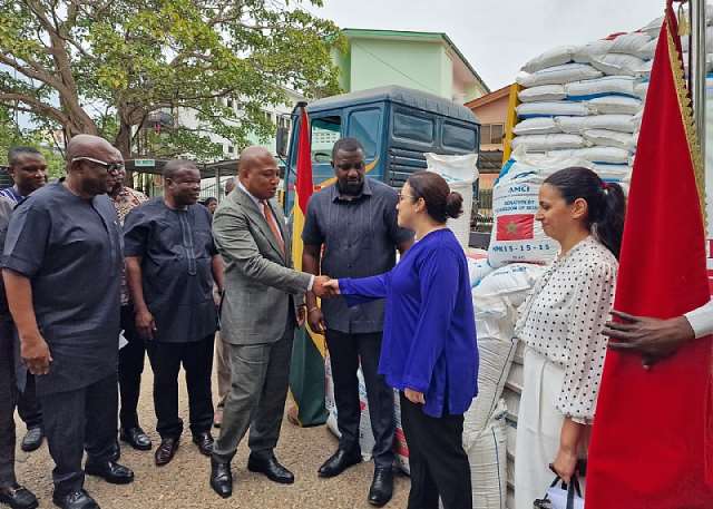 Morocco has donated 40,000 bags of fertilizer to Ghana to boost food security and diplomatic relations.