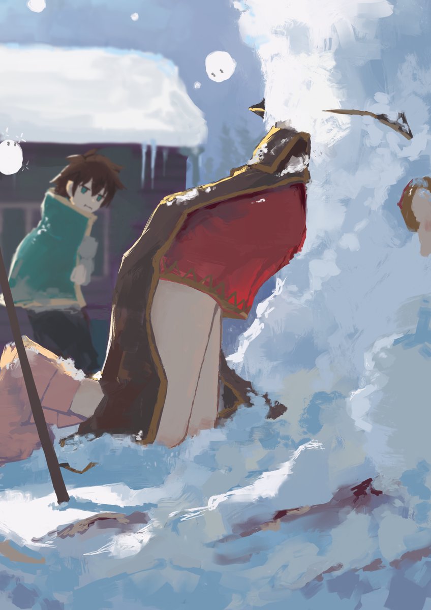 雪の日
#このすば #めぐみん