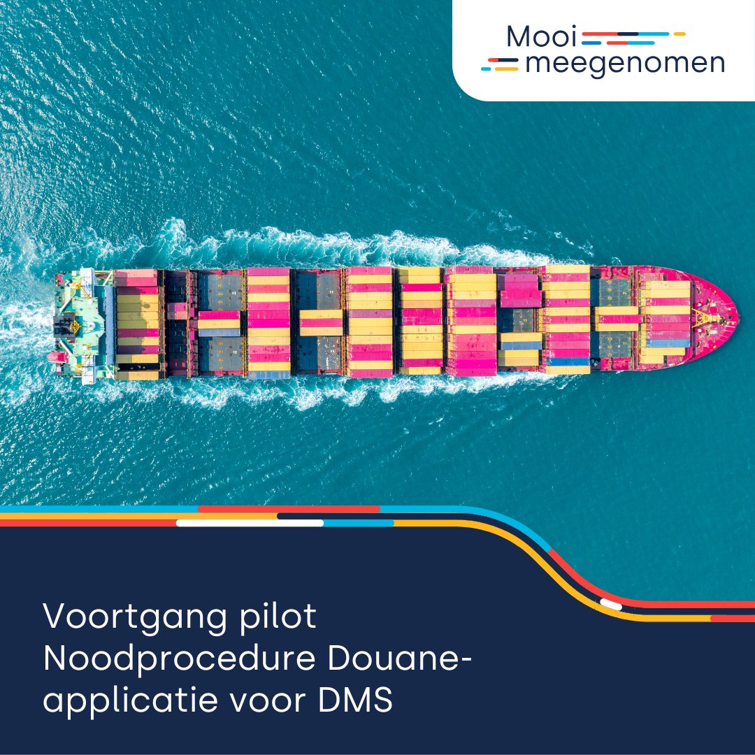 Samen met Douane, softwareleveranciers en het bedrijfsleven werken we aan een digitale noodprocedure voor DMS. Er is gekozen voor XML-formaat en technische verbeteringen zijn doorgevoerd 🔧.

Ontdek meer over de status hiervan in ons artikel: beurtvaartadres.nl/r/uj7